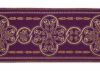 Immagine di Stolone bizantino Filo oro Anelli incrociati H. cm 18 (7,1 inch) Poliestere Acetato Rosso Celeste Verde Viola Giallo Zecchino Bianco Avorio/Bordeaux Tessuto per Paramenti liturgici