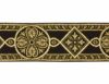 Picture of Byzantine Galloon H. cm 8 (3,1 inch) Viscose and Polyester Fabric Black Red White Yellow Light blue Brown Rosewood Black Dark Green Black Brown Ivory Bordeaux Green Oasis Trim Orphrey Banding for liturgical Vestments 