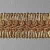 Picture of Agremano Braided Trim Golden Thread H. cm 2,50 (0,98 inch.) Viscose Polyester Border Edge Trimming for liturgical Vestments