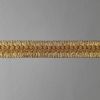 Picture of Agremano Braided Trim Golden Thread H. cm 2,50 (0,98 inch.) Viscose Polyester Border Edge Trimming for liturgical Vestments