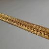 Picture of Agremano Braided Trim Golden Thread H. cm 2,50 (0,98 inch.) Viscose Polyester Border Edge Trimming for liturgical Vestments