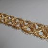 Picture of Agremano Braided Trim gold chain H. cm 3,5 (1,4 inch) Metallic thread and Viscose Border Edge Trimming for liturgical Vestments