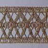 Picture of Agremano Braided Trim Gold braided net H. cm 5 (2,0 inch) Viscose Polyester Border Edge Trimming for liturgical Vestments