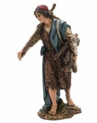 Imagen de Pastor caminando cm 20 (7,9 inch) Belén Landi Moranduzzo Estatua de resina estilo árabe