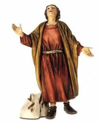 Immagine di Pastore meravigliato cm 13 (5,1 inch) Presepe Landi Moranduzzo Statua in plastica PVC stile Arabo