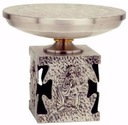 Picture of Altar Throne Base for Monstrance H. cm 17 (6,7 inch) Four Evangelists in bronze Gold Silver 