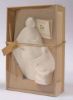 Immagine di Presepe Sacra Famiglia Nives 18 cm Centro Ave Loppiano ceramica bianca 