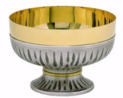 Immagine di Patena Pisside liturgica H. cm 8 (3,1 inch) con Nodo Oro in ottone cesellato Oro Argento 