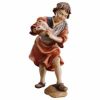 Immagine di Bambino con galline Presepe Ulrich 10 cm legno dipinto a olio