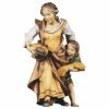 Immagine di Contadina con Bambino Presepe Ulrich 10 cm legno dipinto a olio