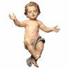 Picture of Baby Jesus cm 10 (3,9 inch) hand painted Ulrich Nativity Scene Val Gardena wooden Statue baroque style