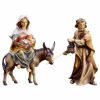 Picture of Flight to Egypt 4 Pieces Ulrich Nativity 10 cm (3,9 inch) oil painted wood