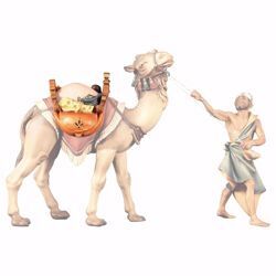 Picture of Saddle for standing Camel cm 12 (4,7 inch) hand painted Ulrich Nativity Scene Val Gardena wooden Statue baroque style