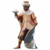 Picture of Balthazar Black Wise King standing Saviour Nativity 12 cm (4,7 inch) oil painted wood