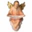 Imagen de Ángel Gloria cm 16 (6,3 inch) Belén Cometa pintado a mano Estatua artesanal de madera Val Gardena estilo Árabe tradicional