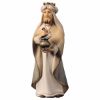 Picture of Caspar White Wise King standing cm 16 (6,3 inch) hand painted Comet Nativity Scene Val Gardena wooden Statue traditional Arabic style