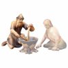 Picture of Shepherd cooking Saviour Nativity 16 cm (6,3 inch) oil painted wood