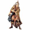 Picture of Caspar White Wise King standing cm 15 (5,9 inch) hand painted Ulrich Nativity Scene Val Gardena wooden Statue baroque style