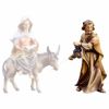 Picture of Saint Joseph cm 15 (5,9 inch) hand painted Ulrich Nativity Scene Val Gardena wooden Statue baroque style