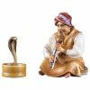 Immagine di Incantatore di serpenti 2 Pezzi cm 10 (3,9 inch) Presepe Cometa dipinto a mano Statue artigianali in legno Val Gardena stile Arabo tradizionale