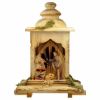 Immagine di Presepe completo Redentore 5 pezzi 12 cm legno dipinto a olio