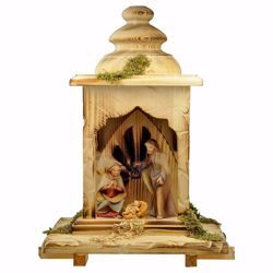 Picture of Saviour Nativity Set 5 Pieces cm 12 (4,7 inch) hand painted Val Gardena wooden Statues