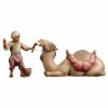 Picture of Lying Camel Group 2 Pieces Comet Nativity 25 cm (9,8 inch) oil painted wood