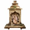 Picture of Orient Nativity with Lantern Stable and light 12 cm (4,7 inch) oil painted wood