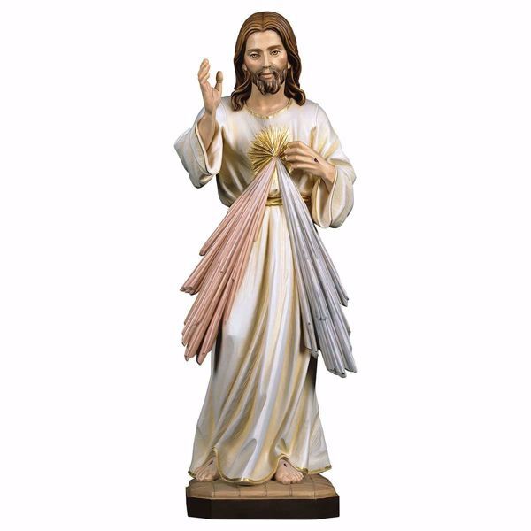 Merciful Jesus Christ cm 140 (55,1 inch) wooden Statue painted with oil ...