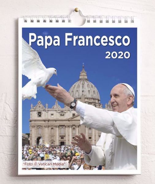 Pope Francis Saint Peter Basilica 2020 Wall And Desk Calendar Cm