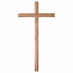Picture of Straight Cross cm 67x35 (26,4x13,8 inch) wooden Wall Sculpture burnished Val Gardena