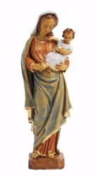 Picture of Madonna and Child cm 25 (9,8 inch) Euromarchi Statue in plastic PVC for outdoor use