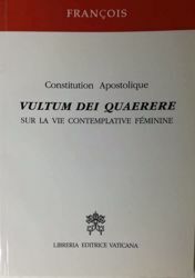Immagine di Pape François Vultum Dei Quaerere Constitution Apostolique sur la vie contemplative féminine Libreria Editrice Vaticana