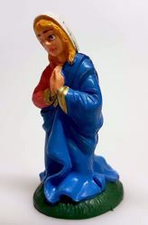 Immagine di Madonna / Maria cm 6 (2,4 inch) Presepe Pellegrini Colorato Statua in plastica PVC Arabo tradizionale piccolo per interno esterno 