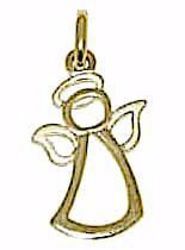 Picture of Stylized Angel Pendant gr 0,75 Yellow Gold 18k for Children (Boys and Girls) 