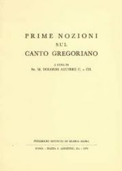 Imagen de Prime nozioni sul Canto Gregoriano Sr. M. Dolores Aguirre