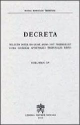 Immagine di Decreta selecta inter ea quae anno 1997 prodierunt cura eiusdem Apostolici Tribunalis edita. Volumen XV anno 1997 Rotae Romanae Tribunal