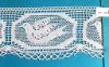 Picture of Bobbin Lace Dove Embroidery H. cm 10 (3,9 inch) pure Cotton White for Altar Tablecloth and Liturgical Vestments