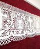 Picture of Bobbin Lace Cross and Chalice Embroidery H. cm 15 (5,9 inch) pure Cotton White for Altar Tablecloth and Liturgical Vestments