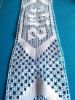 Picture of Bobbin Lace JHS Embroidery H. cm 9 (3,5 inch) pure Cotton White for Altar Tablecloth and Liturgical Vestments