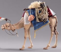 Imagen de Camello con silla cm 12 (4,7 inch) Pesebre vestido Hannah Alpin en madera Val Gardena