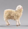 Picture of Lamb with wool cm 12 (4,7 inch) Hannah Alpin dressed Nativity Scene in Val Gardena wood