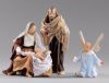 Picture of Holy Family (mod.02) 2 pieces Hannah Orient Nativity 12 cm (4,7 inch) wood & fabric