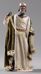 Picture of Balthazar Black Wise King cm 40 (15,7 inch) Hannah Alpin dressed nativity scene Val Gardena wood statue fabric dresses 
