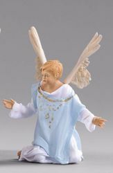 Picture of Little Angel cm 14 (5,5 inch) Hannah Orient dressed nativity scene Val Gardena wood statue with fabric dresses 
