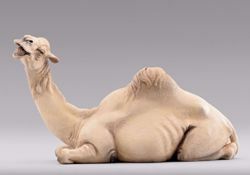 Picture of Camel lying cm 14 (5,5 inch) Hannah Orient dressed Nativity Scene in Val Gardena wood