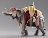 Immagine di Elefante con sella Presepe Hannah Orient 30 cm legno e stoffa