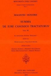 Imagen de Magistri Honorii Summa 'De iure canonico tractaturus' - Tomo III Rudolf Weigand, Waltraud Kozur