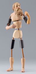 Picture of Figure Code18 cm 30 (11,8 inch) DIY undressed Homobonus Nativity in wood and copper
