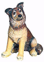 Picture of Shepherd Dog cm 12 (4,7 inch) Matteo Nativity Scene Oriental style oil colours Val Gardena wood